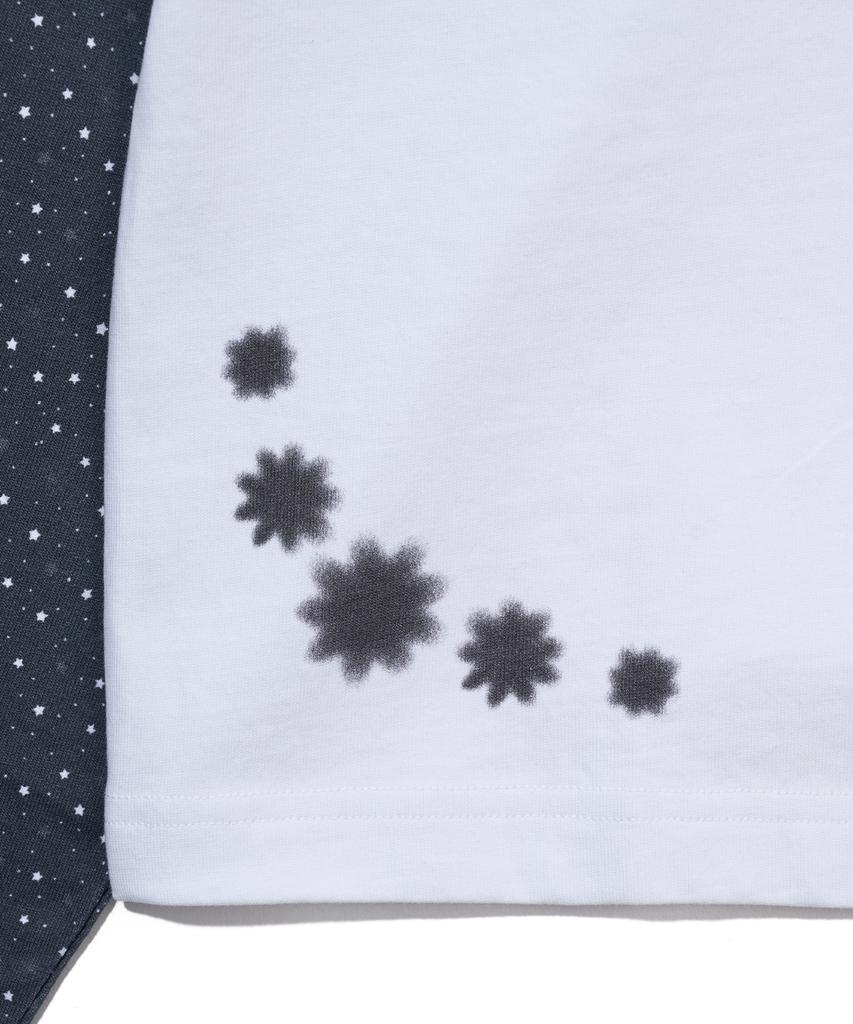 YOUHEE Star Raglan Long Sleeve_Black
