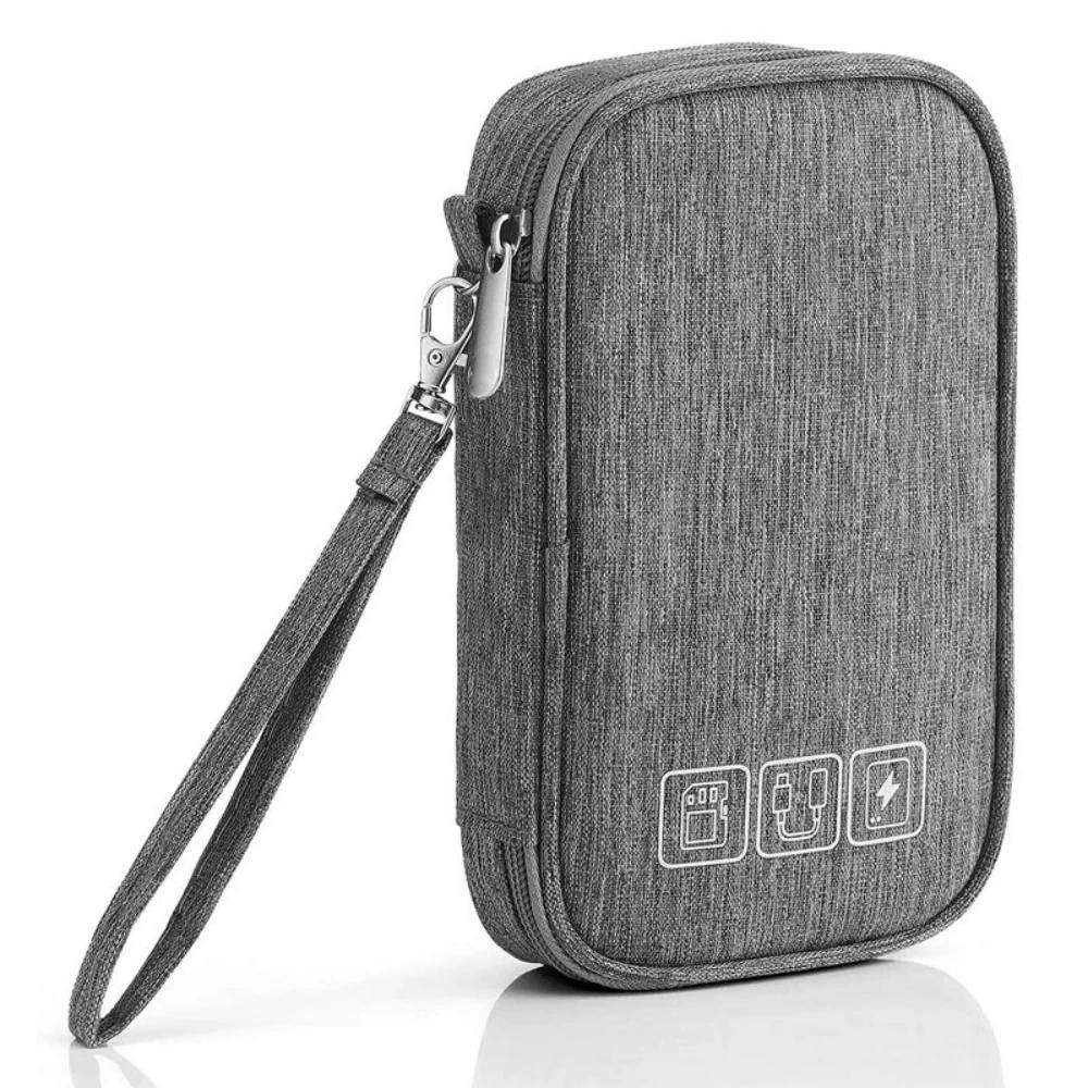 Travel Cable Organizer Pouch Electronic Accessories Carry Case Portable Waterproof Storage Bag For Cord, Charger, Phone Earphone