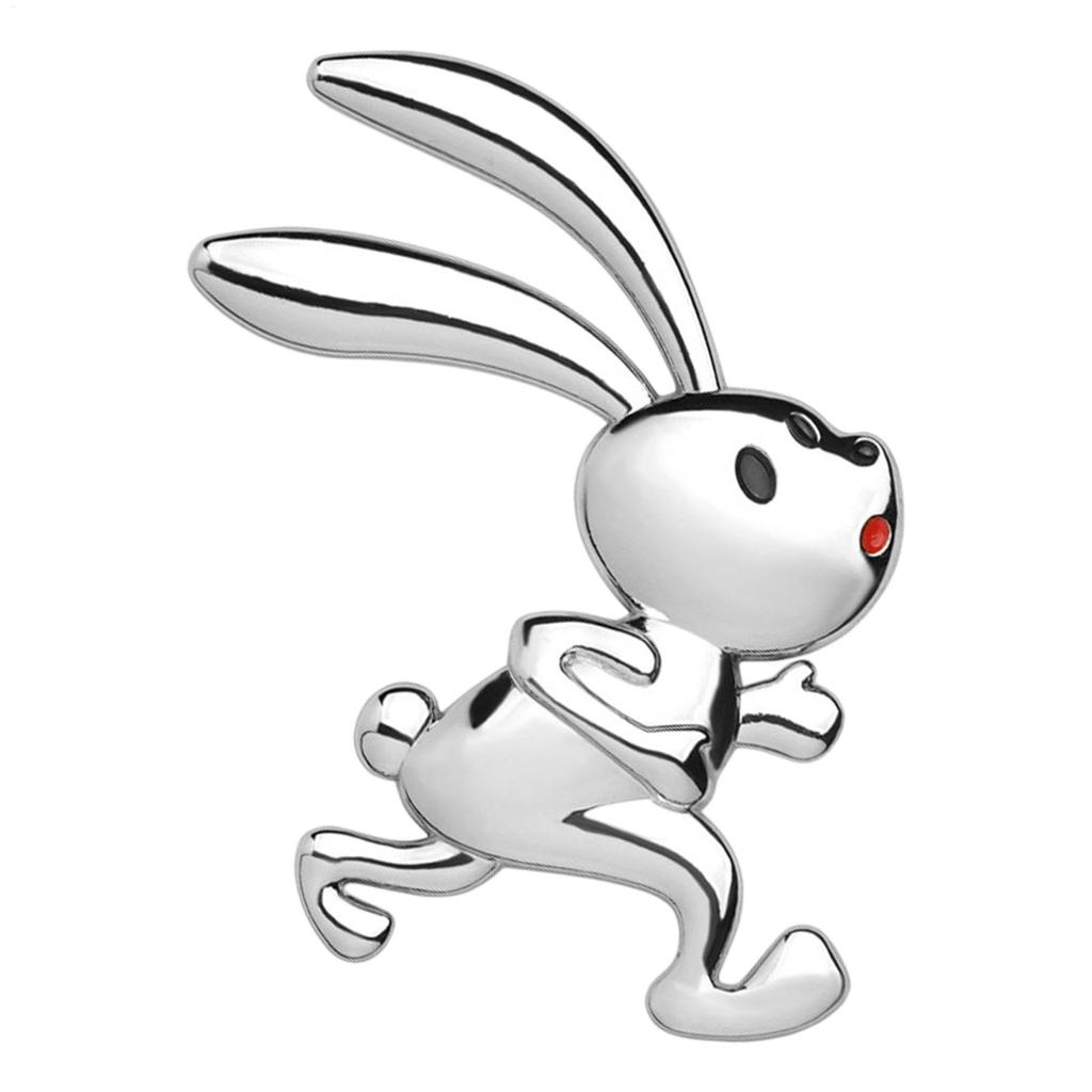 Vziguhk Kovové Samolepka s Králíkem, Samolepka na Nárazník s Králíčkem do Auta, Roztomilé Zvířátko Lepidlo na Okno Auta