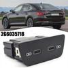 USB C Charging Interfaces 2G6035718 for MK8 Golf 8 Double Type-C Charging Port Automotive Accessories Easy Installation