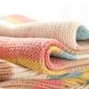 100g Rainbow Cotton Knitting Yarn 5 Strand Hand-Woven Crochet Thread for Blanket top sale