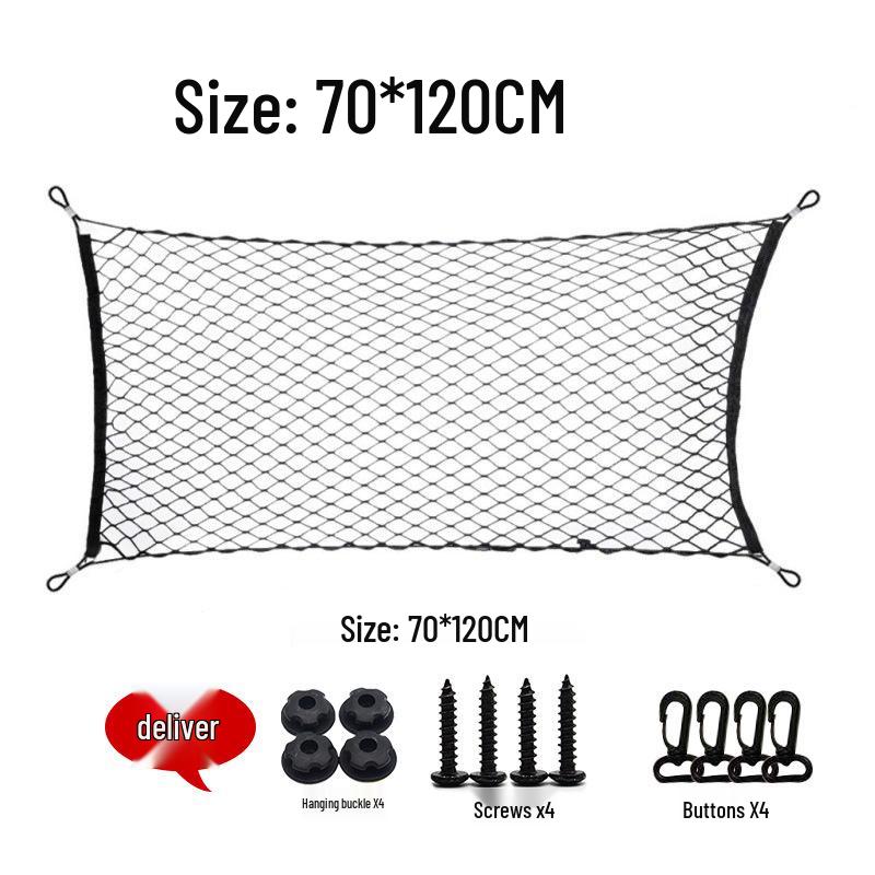 Double-Layer Trunk Storage Mesh Net for Car Luggage