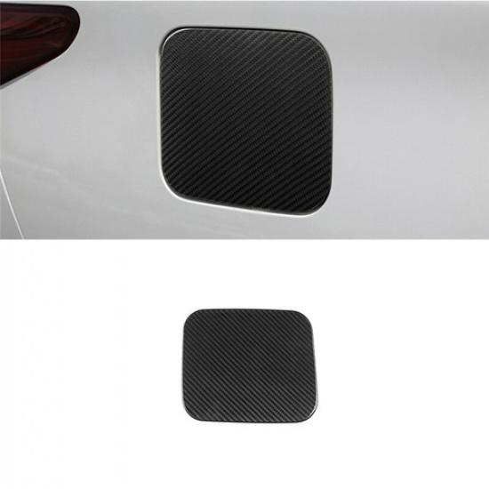 Rear Bright Carbon Fiber Car Side Fuel Tank  Sticker For Infiniti Q50 Q60 18 19