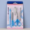Magrinta - Set of 5: Cuticle Pusher + Nail File + Nail Clipper + Makeup Scissors + Tweezers