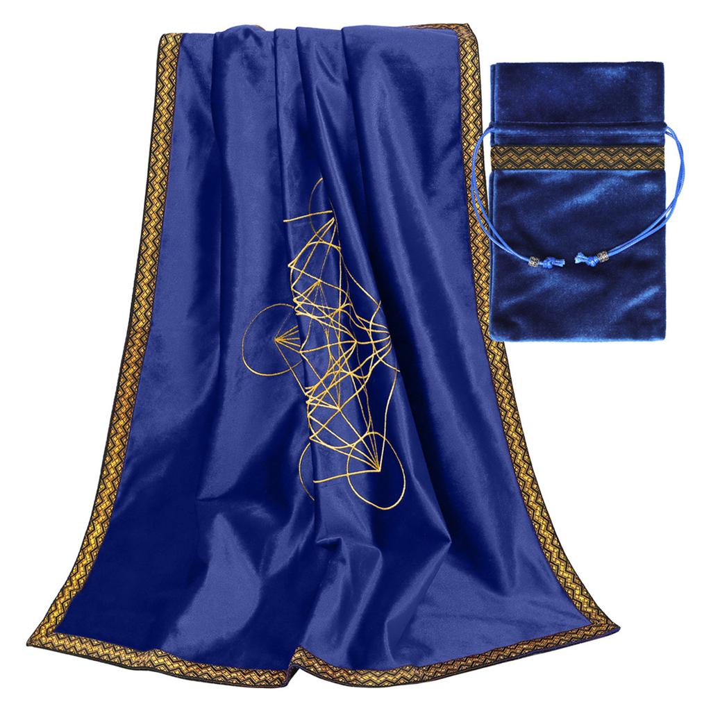 Divination Tablecloth Board Game Cards Bag Kit Board Card Pad Game Cloth Board Game Accessories Velvet with Storage Bag