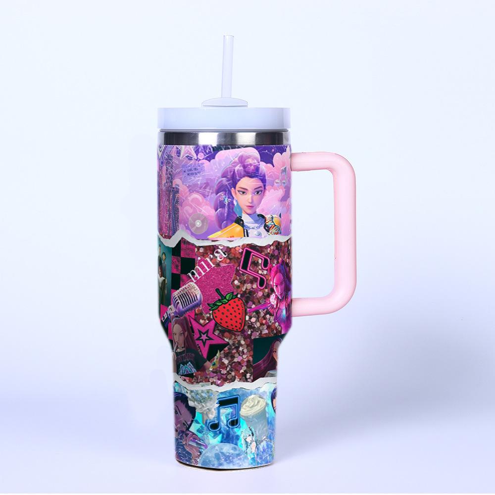 Neuer Hexenjäger Auto-Becher Thermosbecher Edelstahlgriff Eisbecher 1200ml