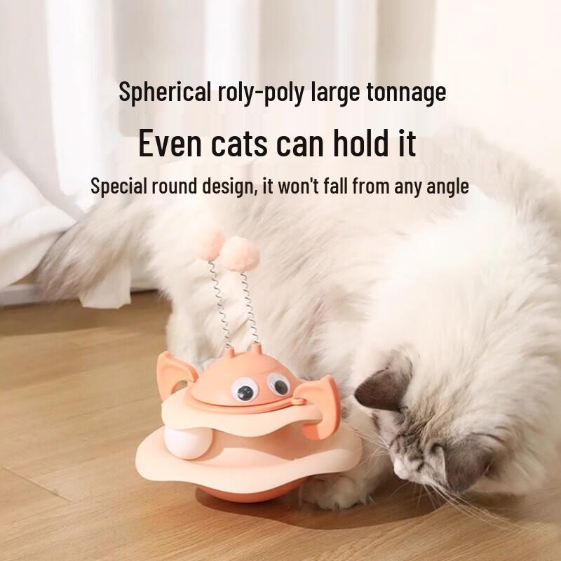 Bee Tumbler Cat Play Disk Toy (2-Pack)