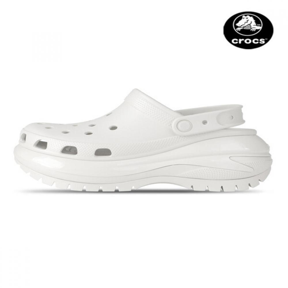 Crocs Mega Crush Clog Platform White 207988 100