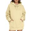 Ladies' Casual And Fashionable Solid Color Long Sleeved Hooded Warm Shirt Loose And Comfortable Hoodie