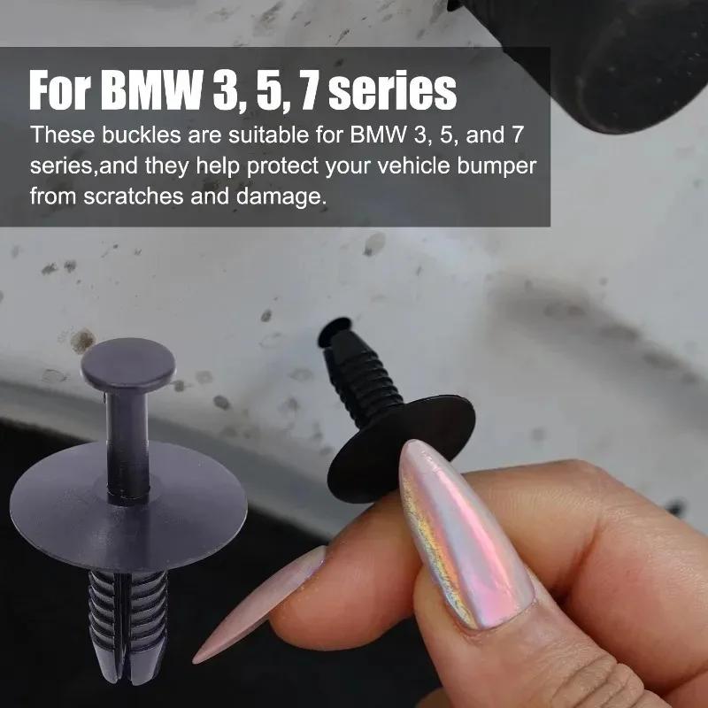 10-50sets Bumper Trim Buckles Cars Rivet Clips Doors Sill Fixing Clips Wheel Arch Clip for Mercedes-Benz BMW357 Auto Accessories