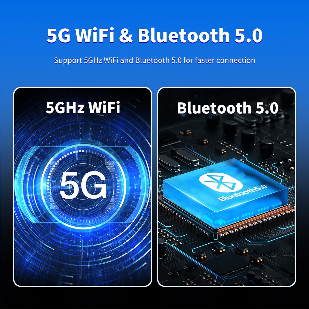 Universal Mini Box  Wired to Wireless Carplay Android Auto 2in1 Mini Adapter Dongle Auto Connect Plug&Play Bluetooth WiF