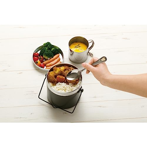 San-X Rilakkuma "Komorebi Camp" Stainless Steel Spoon KA20101 H18.6 X W4 X D0.5cm