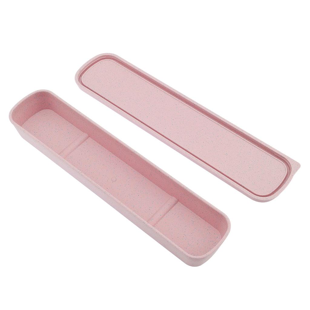 25cm Exquisite Workmanship Split Type Wheat Straw Tableware Box 3 Color For Dinnerware Boxes Picnics Dinnerware Box
