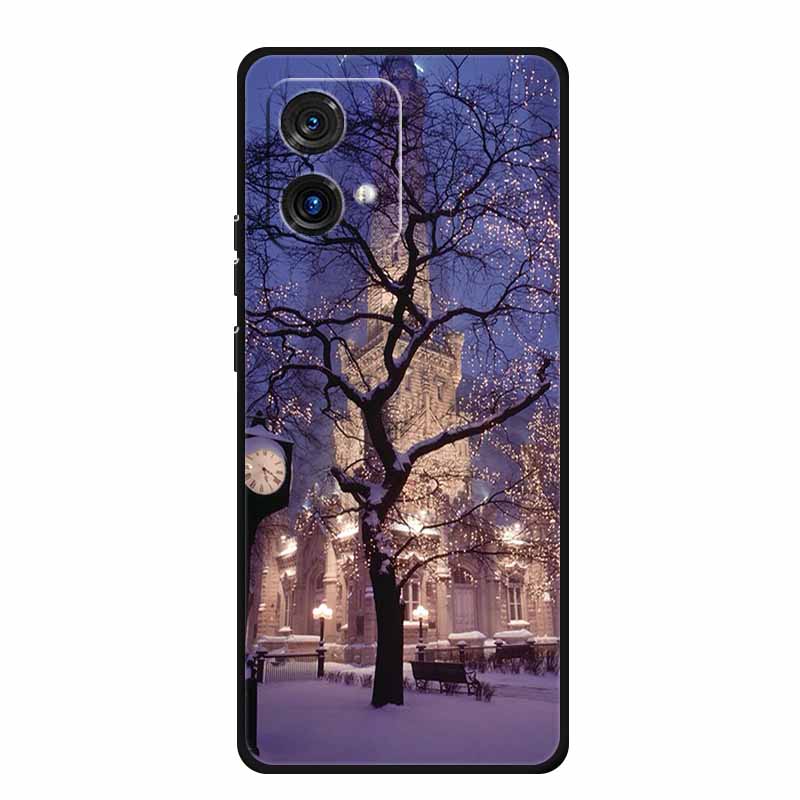 Per Motorola Moto G84 G54 5G Custodia Lusso TPU Morbido Silicone Cover Posteriore per Moto G54 MotoG84 Protettiva Antiurto Fundas