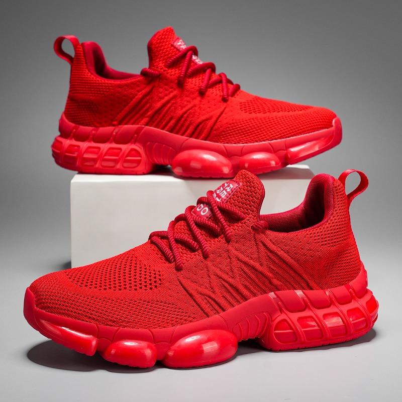 

Four Seasons Men s Large Size Sports Shoes Outdoor Mountaineering Sports Shoes Men s Basketball Shoes 47 червоний