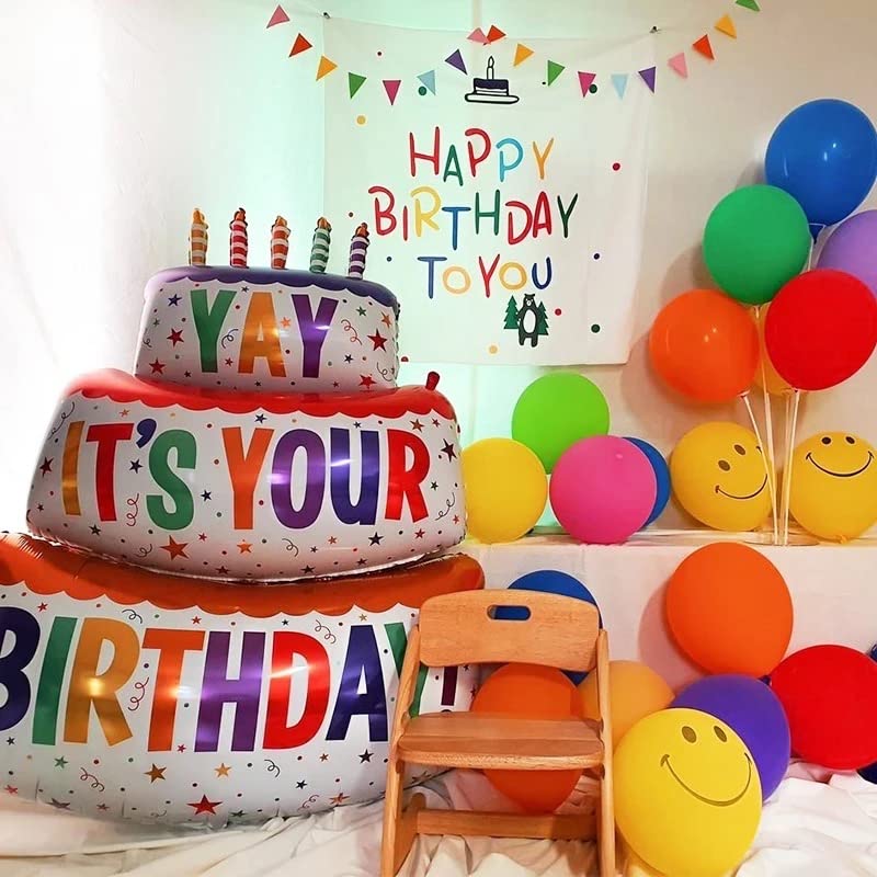 Large, big-sized balloons, birthday balloon decorations, balloon art, birthday decorations, happy birthday, large size