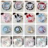 Lace Magnetic Anime Badge Holder Rose Ornate Ribbon Badge Flower  Ita Bag Accessories