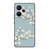 For Realme 15 Pro Cases 3D Relief Flower Emboss Black Silicone For Realme15 Pro 5G Back Cover Cartoon Funda Realme 15 Pro Bumper