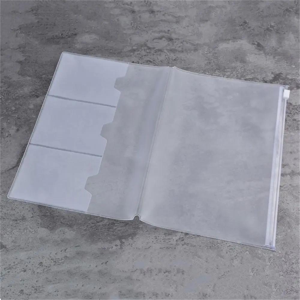Holder Storage For Midori Travelers Pocket Notebook Storage Bag Journal Planner Card Holder PVC Zipper Bag Notebook Zipper Bag