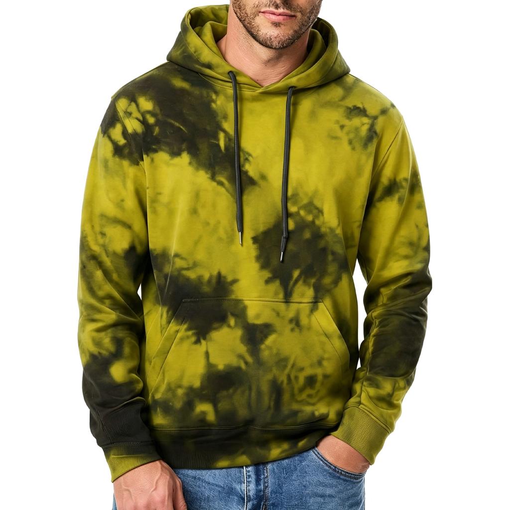Halloween Flame Print Hoodie with Fiery Pattern for Costume Party