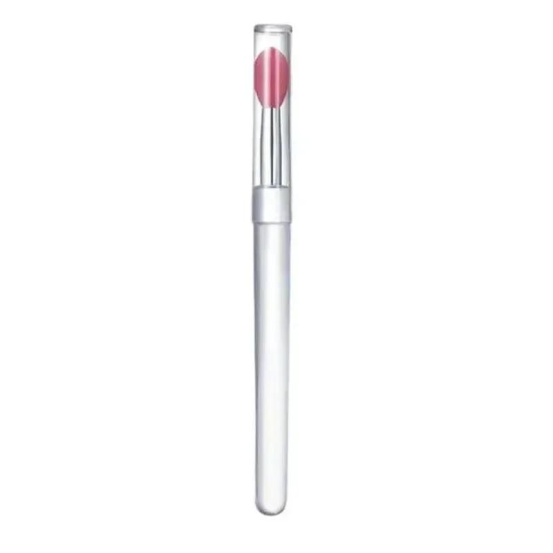 Nail Arts Silicone Applicator Sticks Reusable Chrome Glitter Applying Manicure Tool New Easy-Daub Pigment Silicone Nail Brush