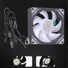 90mm ARGB LED Fan With PWM Control  ARGB LED Lights Optimal Airflows For Home Offices Desktop Case Fan