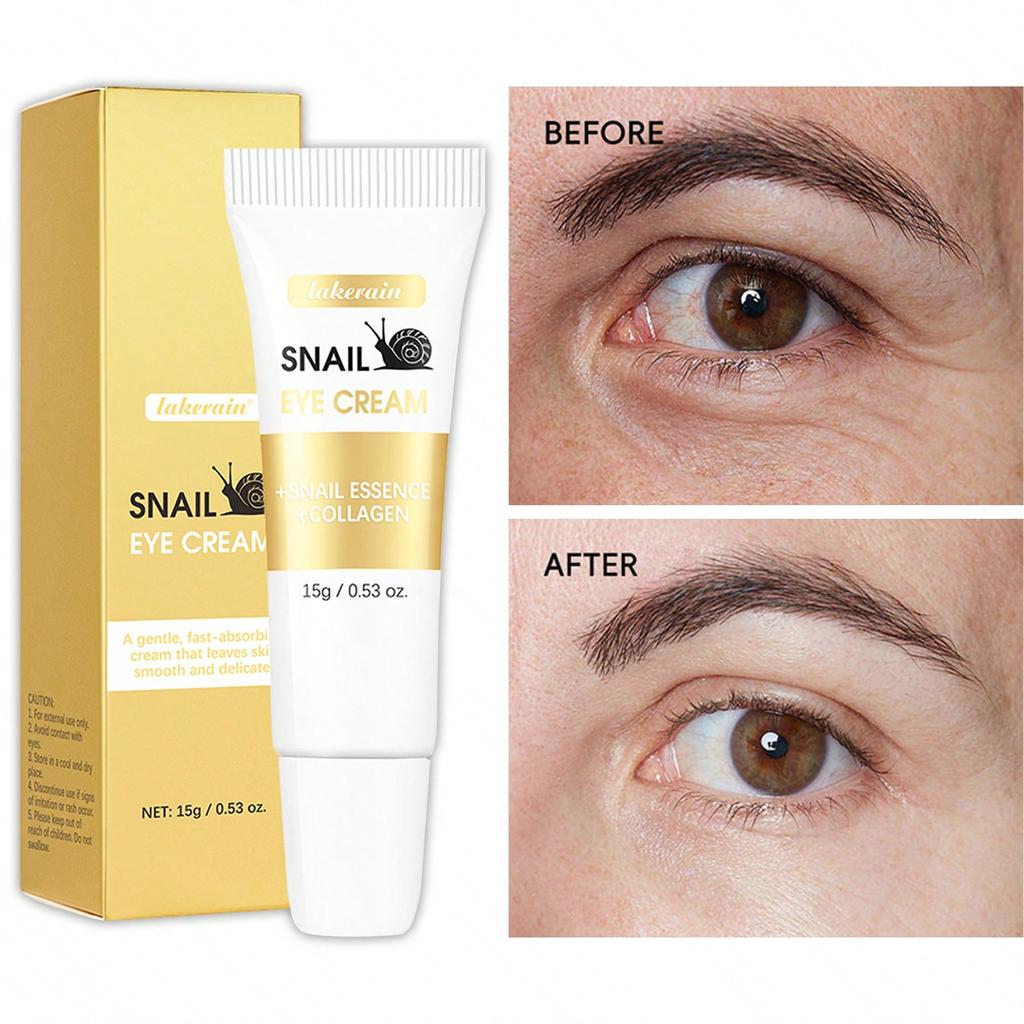 Snail Anti-wrinkle Eye Cream Moisturizes and Tightens Skin Around Eyes Relieves Dryness and Roughness