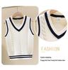 Unisex Knitted School Vest: Warm Student Uniform for Spring & Autumn