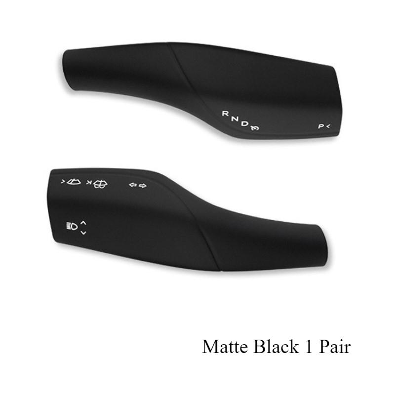 Für Tesla Model 3 Model Y Vollpaket Zierabdeckung aus Kohlefaser Mattes Finish am Wischerhebel für Tesla 2025/2025 Zubehör