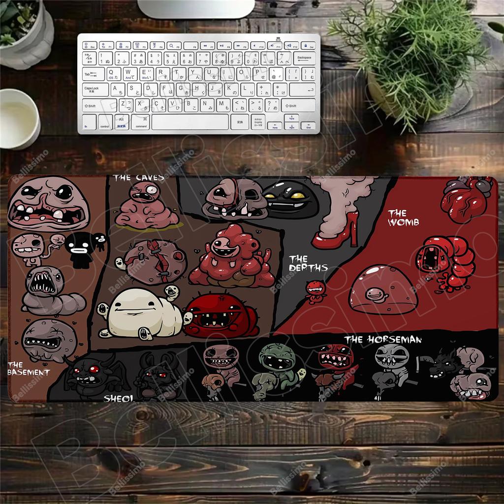 The Binding Of Isaac Xxl Mouse Pad Gamer Non-slip Mat Gaming Keyboard Mousepad Mats Pc Mausepad Computer Accessories Deskmat