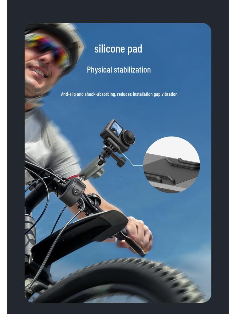 TELESIN Magnetic Quick-Release Base & Two-Prong Adapter for DJI Action 6 Osmo Nano