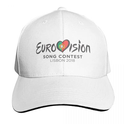 Eurovisie Songfestival Logo Pet Mode Casual Baseballpetten Verstelbare Pet Hip Hop Zomer Unisex Baseballpetten