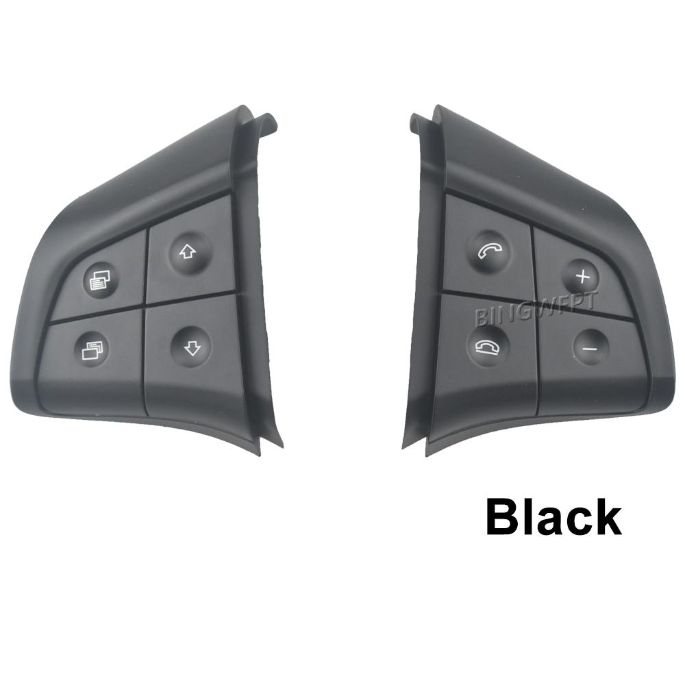 For Mercedes Benz Class GL W164 2006-2009 Car Steering Wheel Button switch panel Frame decoration Cover Interior Car Accessories