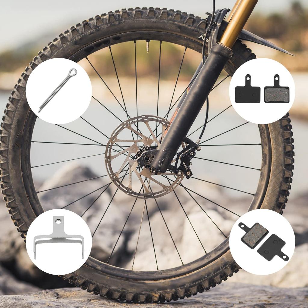 [2 Pairs/Set] Bicycle Disc Brake Pads Shimano M375 M395, M415,