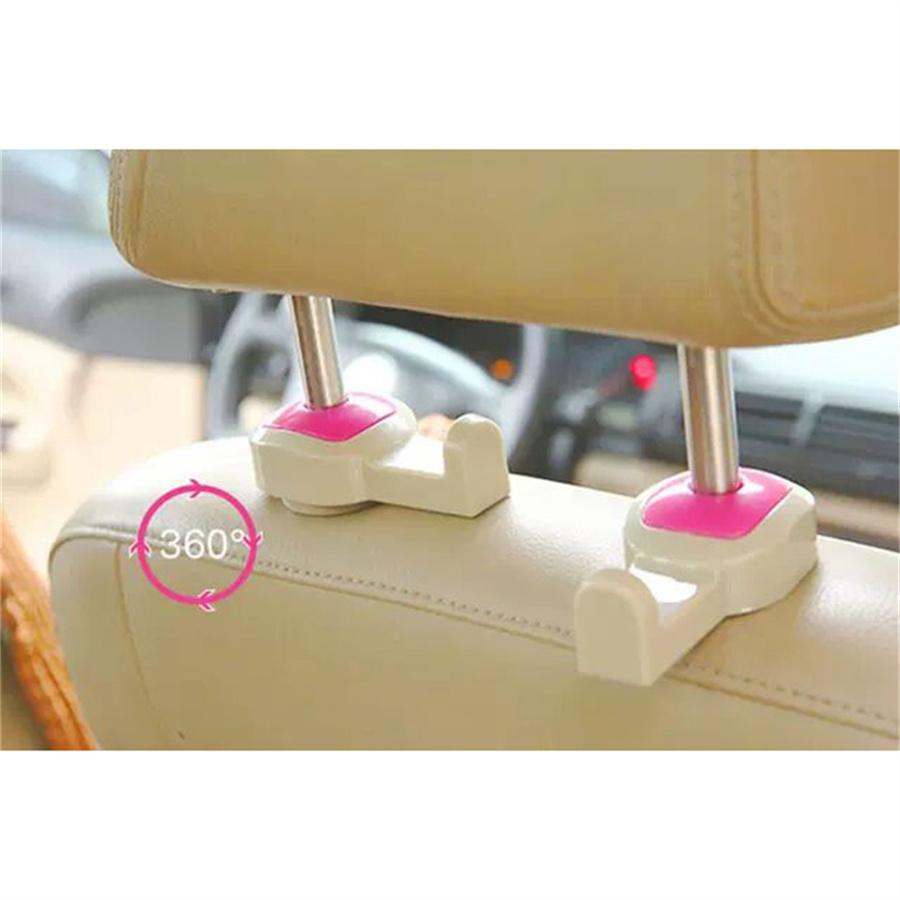 Hidden Multifunctional Hook for Automobile Seat Back Creative Small Hook for Vehicle Head Restraint