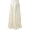 Sancai 2025 Autumn Plus Size Pleated A-Line Maxi Skirt