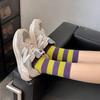 Mid-Calf Women Cotton Socks FAutumn Winter Ins Japanese JK Ethnic Style Fashion Socks Lady Girls Student Sweet Retro Long Socks