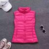 2025 Women's Lightweight Slim Fit Fashion Down Vest - Thin White Duck Down Jacket