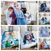 Prinzessin Elsa Flanelldecke Weich und Gemütlich Cartoon-Druckdecke Für Kinder Größe 150*200