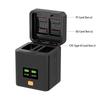 Camera Battery Charging Case for EN-EL25 EN-EL25A Batteries 2-slot Battery  R with Card Slots   Screen PD Fast Charging Box Compatible with Ni