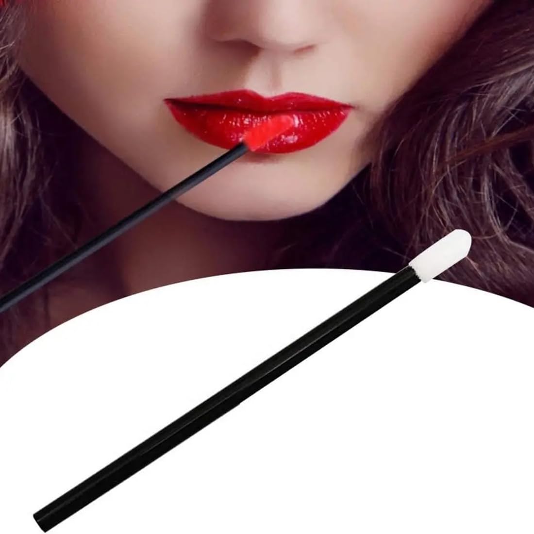 Lip Brush Wands Disposable Lip Gloss Lipstick Applicators Makeup Brushes Cosmetic Beauty Tool Kits 50pcs