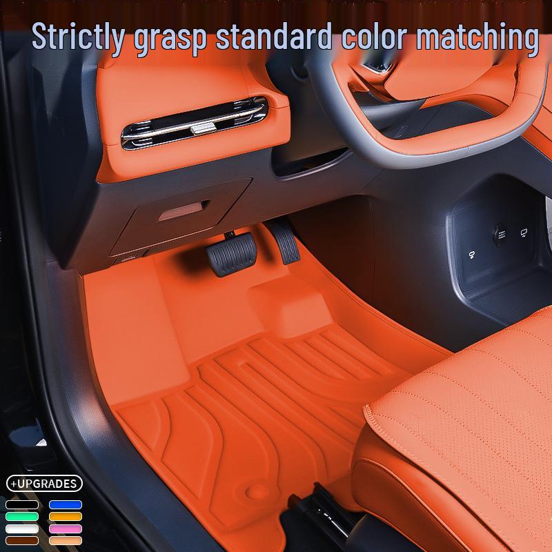 Eco-friendly Waterproof & Dustproof Floor Mats for Equation Leopard Titanium 7 - Double-layer Car Interior Accessories