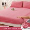 2025 Autumn/Winter New Single Milk Velvet Thickened Bed Sheet, Mattress Protective Cover, Coral Velvet Bed Shee