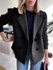 Women's Woolen Suit Collar Casual Coat - 2025 Spring Collection