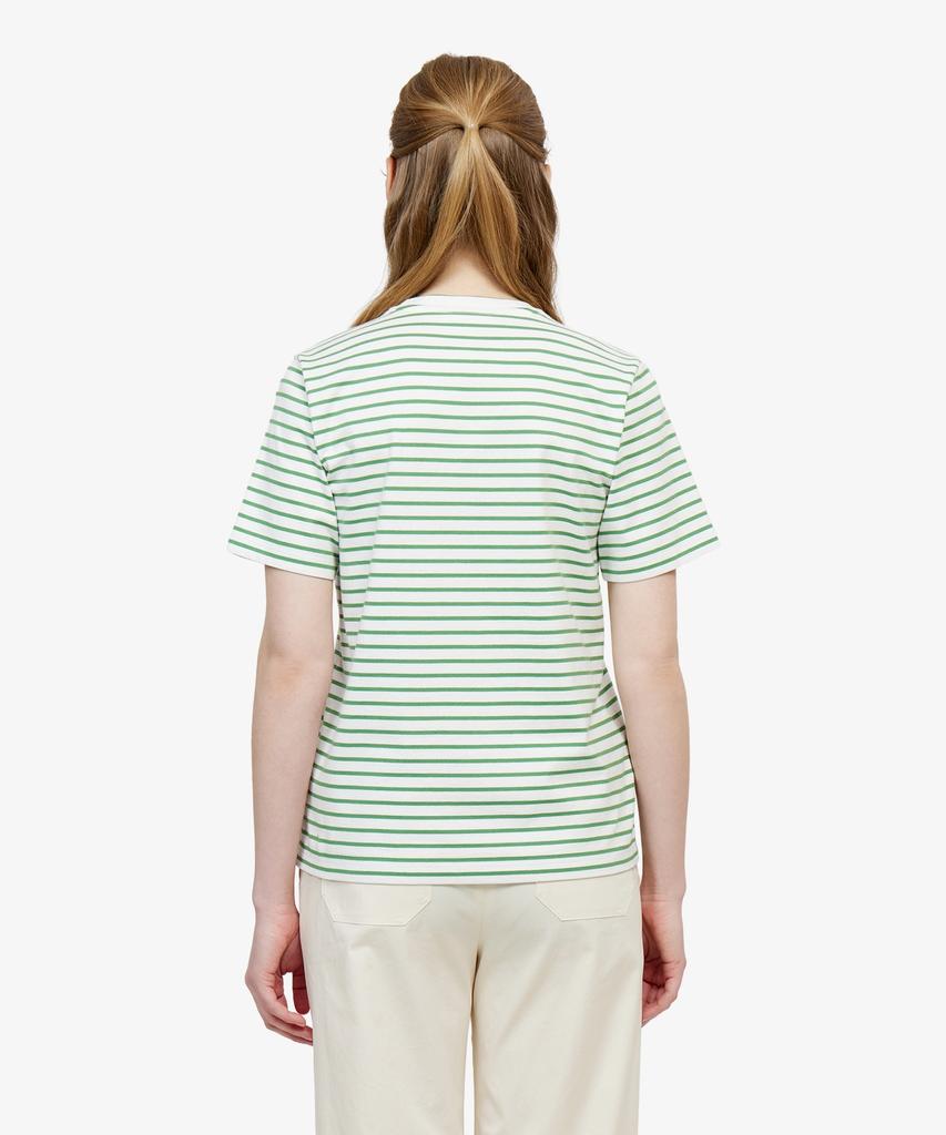 LACOSTE Women'S Striped Short Sleeve T-Shirt Tf262E-56G Npa