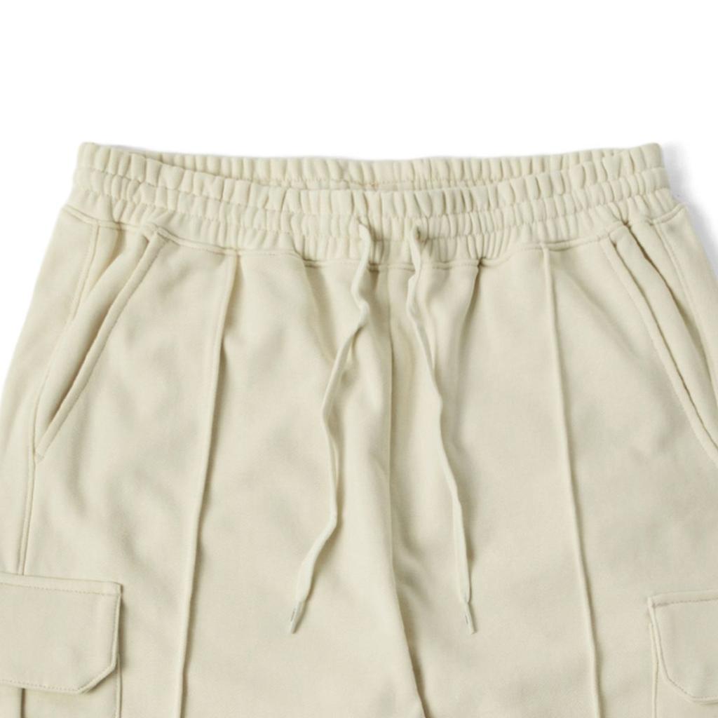 Vans Simple Versatile Lace-Up Mid-Rise Solid Color Cuffed Casual Pants Women Bottoms Off-White VN000GRJDJR