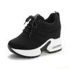 Spring Autumn Women Air Cushion Running Shoes Comfortable Breathable Thick Sole Height Increasing Walking Sneakers