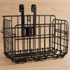 Front Bike Basket Reinforced Folding Hook-on Design