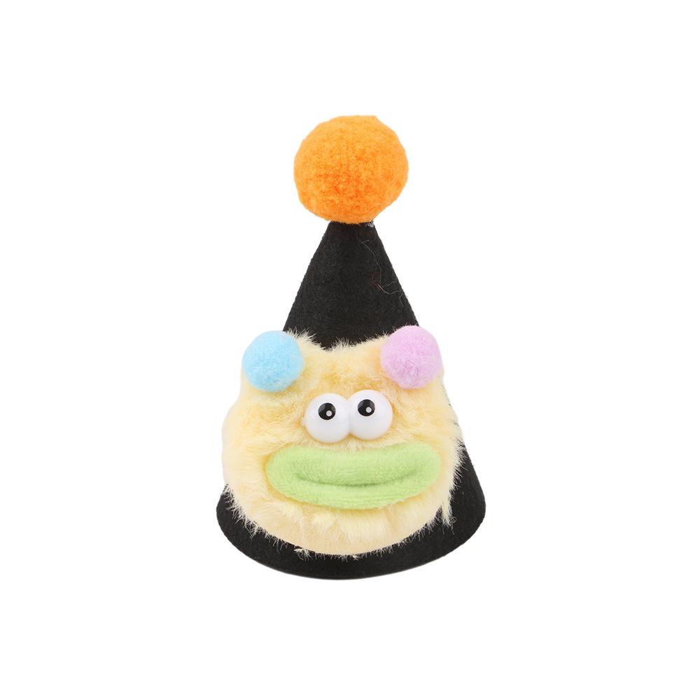 

Pet Headwear Cat Puppy Birthday Hat Creative Felt Party Hat Pet Holiday Decoration Supplies One size fits all