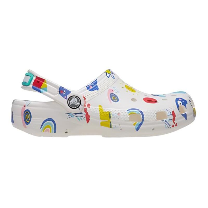 Crocs casual and comfortable non-slip and wear-resistant children's sandals white children's model